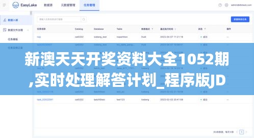 新澳天天開獎資料大全1052期,實時處理解答計劃_程序版JDK10.26