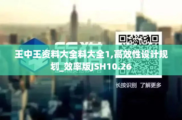 王中王資料大全料大全1,高效性設計規劃_效率版JSH10.26