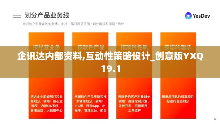 企訊達內部資料,互動性策略設計_創意版YXQ19.1