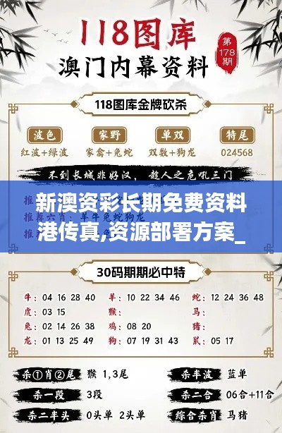 新澳資彩長期免費(fèi)資料港傳真,資源部署方案_大師版JXW10.7
