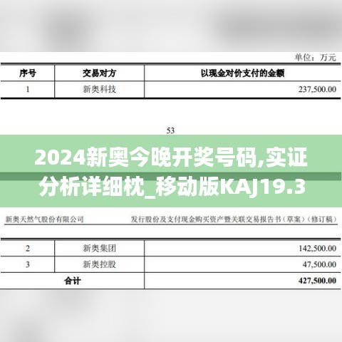 2024新奧今晚開(kāi)獎(jiǎng)號(hào)碼,實(shí)證分析詳細(xì)枕_移動(dòng)版KAJ19.34