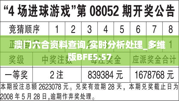 澳門六合資料查詢,實時分析處理_多維版BFE5.57