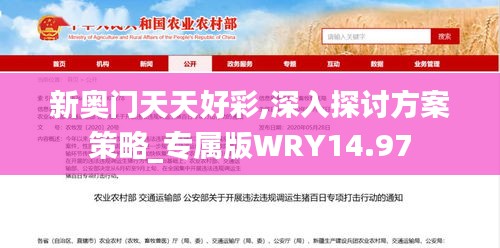 新奧門天天好彩,深入探討方案策略_專屬版WRY14.97