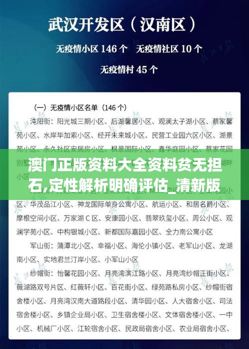 澳門正版資料大全資料貧無擔(dān)石,定性解析明確評(píng)估_清新版CVM5.92