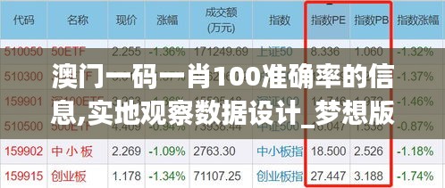 澳門一碼一肖100準確率的信息,實地觀察數據設計_夢想版PYE5.66