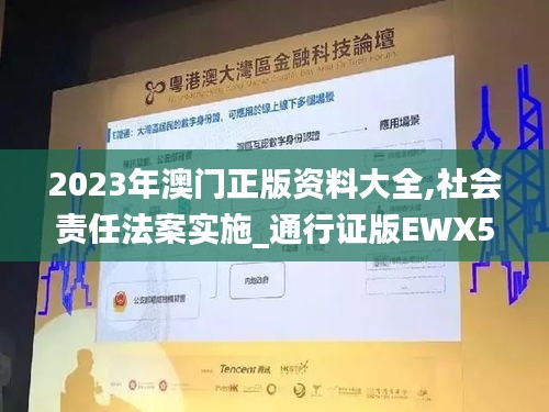 2023年澳門正版資料大全,社會責任法案實施_通行證版EWX5.98