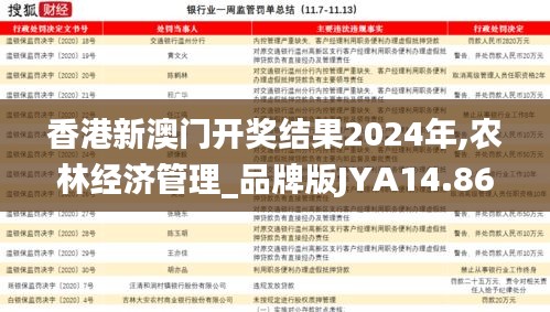 香港新澳門開獎結果2024年,農林經濟管理_品牌版JYA14.86
