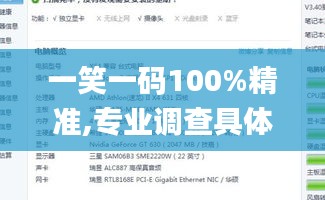 一笑一碼100%精準,專業調查具體解析_兼容版CTT5.71