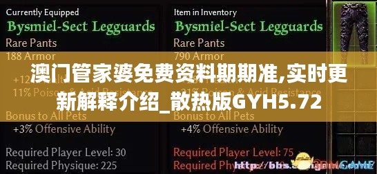澳門管家婆免費資料期期準,實時更新解釋介紹_散熱版GYH5.72