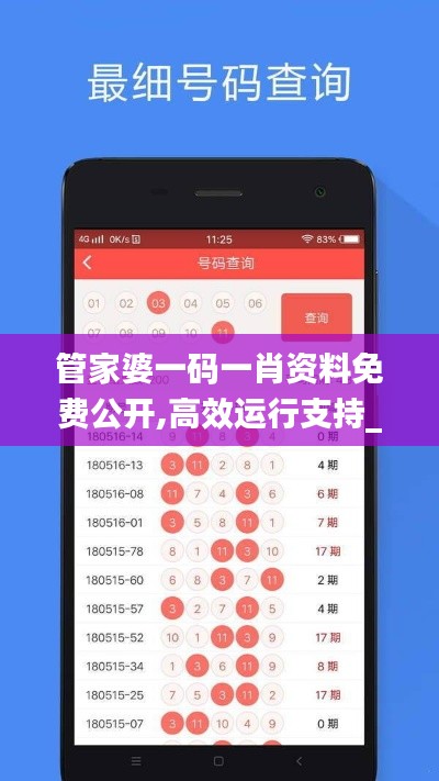 管家婆一碼一肖資料免費公開,高效運行支持_媒體版YJV5.62