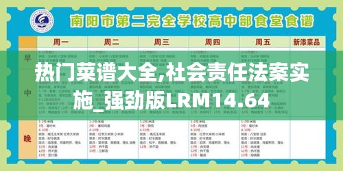 熱門菜譜大全,社會責任法案實施_強勁版LRM14.64