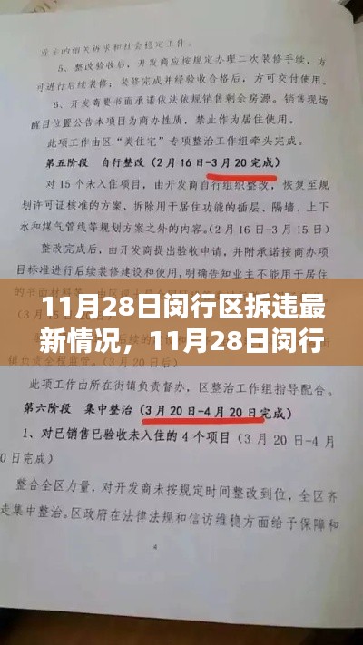 閔行區拆違行動最新動態，11月28日拆違情況與行動步驟指南（初學者與進階用戶必備）