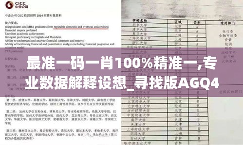 最準一碼一肖100%精準一,專業數據解釋設想_尋找版AGQ4.44