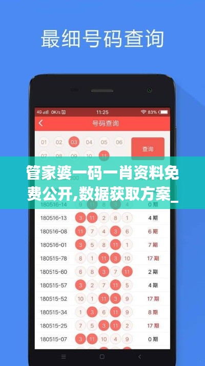 管家婆一碼一肖資料免費公開,數據獲取方案_薪火相傳版IDZ4.64