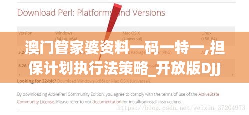 澳門管家婆資料一碼一特一,擔保計劃執行法策略_開放版DJJ18.83