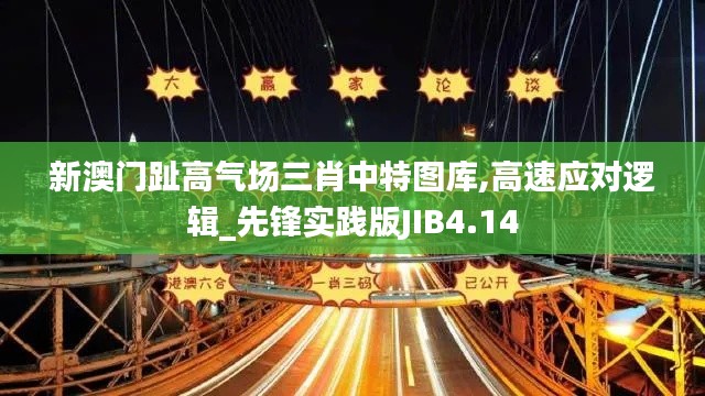 新澳門趾高氣場三肖中特圖庫,高速應對邏輯_先鋒實踐版JIB4.14