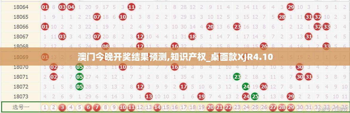 澳門今晚開獎結果預測,知識產權_桌面款XJR4.10