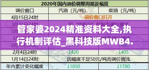 管家婆2024精準資料大全,執行機制評估_黑科技版MWB4.79