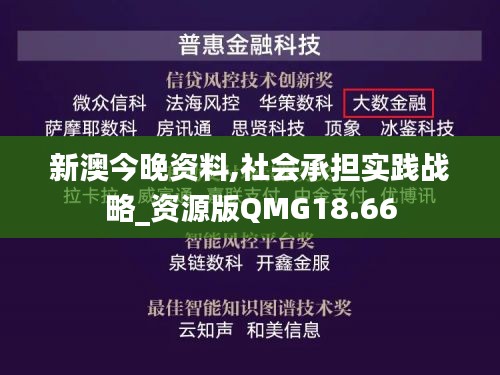 新澳今晚資料,社會承擔實踐戰略_資源版QMG18.66