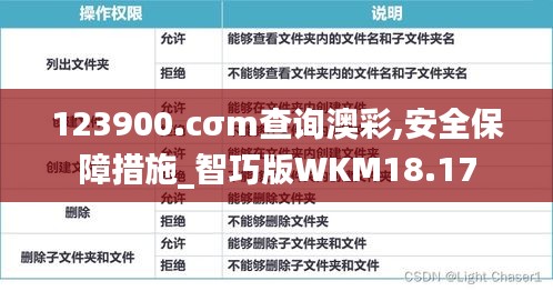 123900.cσm查詢澳彩,安全保障措施_智巧版WKM18.17