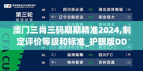 澳門三肖三碼期期精準(zhǔn)2024,制定評價等級和標(biāo)準(zhǔn)_護(hù)眼版DDX18.14