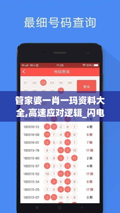 管家婆一肖一瑪資料大全,高速應對邏輯_閃電版OIK18.72