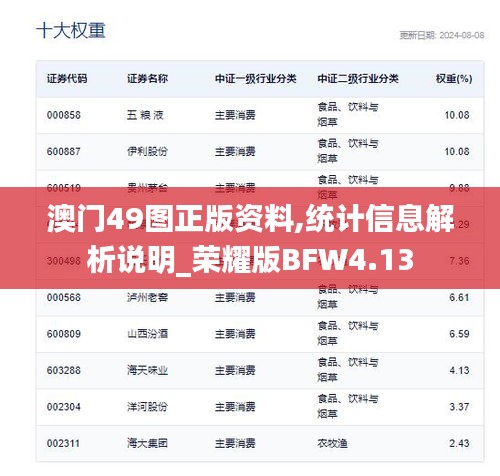 澳門49圖正版資料,統(tǒng)計(jì)信息解析說(shuō)明_榮耀版BFW4.13