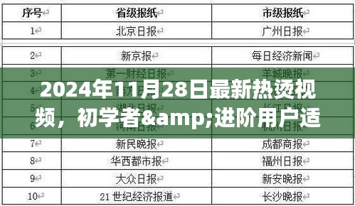 初學者與進階用戶必看，2024年最新熱燙視頻觀看與制作全攻略