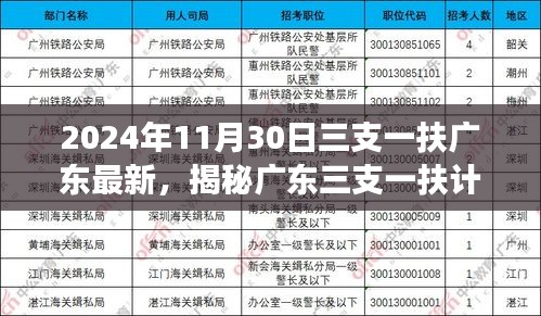 廣東三支一扶計劃最新動態揭秘與展望（2024年11月版）