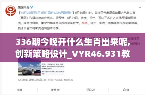 336期今晚開什么生肖出來呢,創新策略設計_VYR46.931教育版