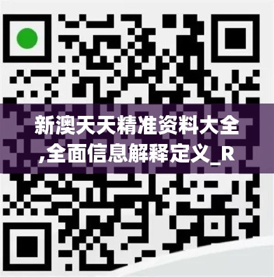 新澳天天精準資料大全,全面信息解釋定義_REN45.834領航版