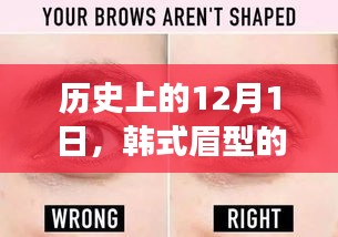 韓式眉型時尚演變之路，歷史上的12月1日回顧