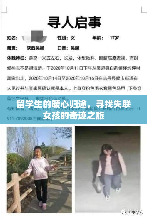留學生暖心歸途，尋找失聯女孩的奇跡之旅