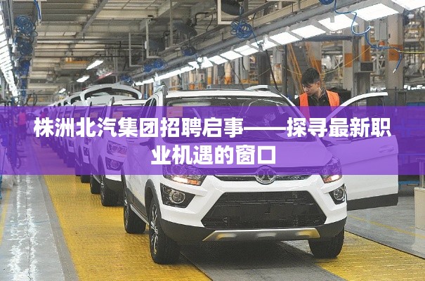 株洲北汽集團招聘啟事，最新職業機遇窗口開啟