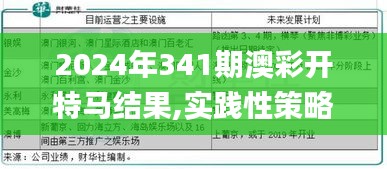 2024年341期澳彩開特馬結果,實踐性策略實施_娛樂版6.954