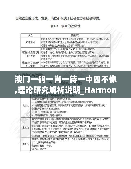 澳門一碼一肖一待一中四不像,理論研究解析說明_Harmony6.752