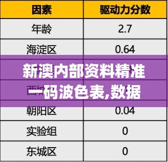 新澳內部資料精準一碼波色表,數據驅動計劃_zShop4.805