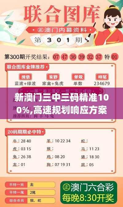 新澳門三中三碼精準100%,高速規劃響應方案_升級版7.259