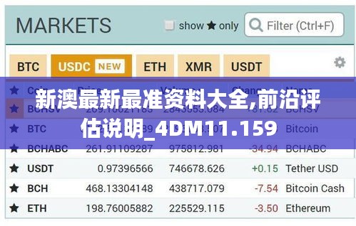 新澳最新最準資料大全,前沿評估說明_4DM11.159