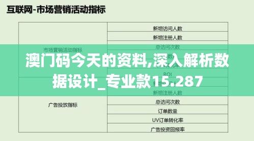 澳門碼今天的資料,深入解析數據設計_專業款15.287