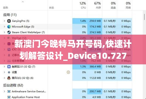 新澳門今晚特馬開號碼,快速計劃解答設計_Device10.727