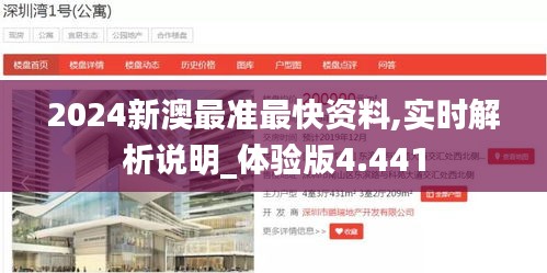 2024新澳最準最快資料,實時解析說明_體驗版4.441