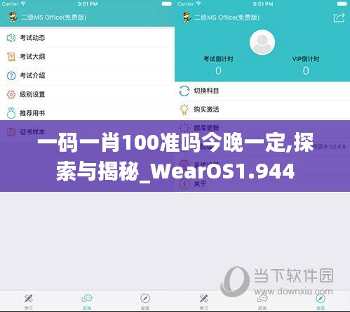 一碼一肖100準嗎今晚一定,探索與揭秘_WearOS1.944