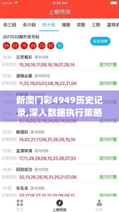 新澳門彩4949歷史記錄,深入數據執行策略_尊享版5.762