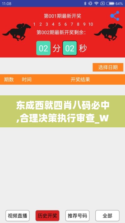 東成西就四肖八碼必中,合理決策執行審查_WP版3.323