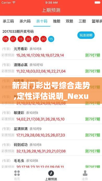 新澳門彩出號綜合走勢,定性評估說明_Nexus7.860