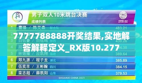 7777788888開獎結果,實地解答解釋定義_RX版10.277