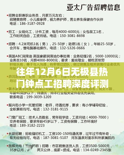 往年12月6日無(wú)極縣鐘點(diǎn)工招聘深度解析與熱門(mén)人選介紹