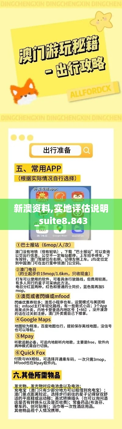 新澳資料,實地評估說明_suite8.843