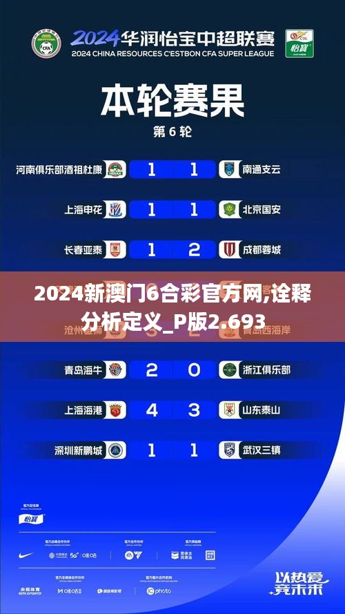 2024新澳門6合彩官方網(wǎng),詮釋分析定義_P版2.693